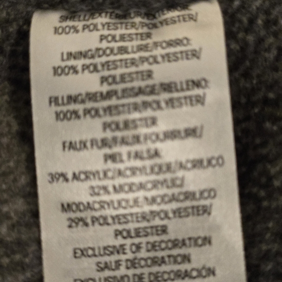 Calvin Klein Girl's Size 6 Dusty pink zipper front hooded puffer jacket - Picture 8 of 8